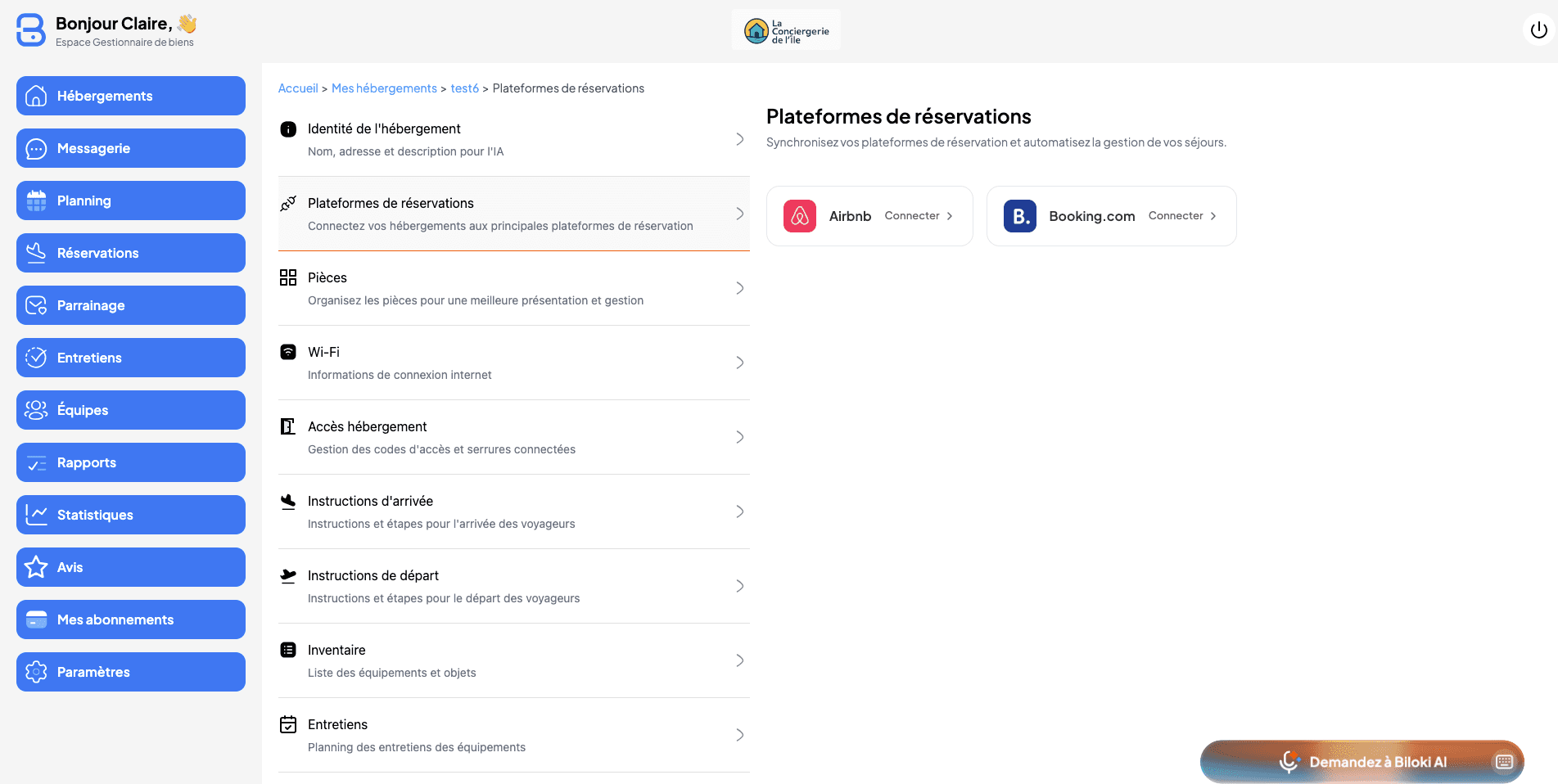 Gérez toute votre activité sur une plateforme - PMS